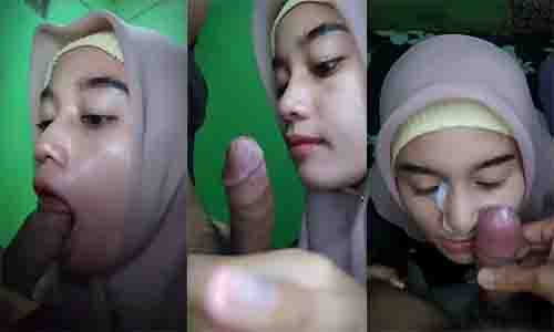 Bokep Jilbab Coklat Nyepong Crot Diwajah