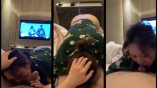 Bokep pacar minta susu sambil blowjob kontol