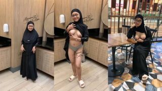 Bokep tante hijab malay nekat spill uting di lift mall